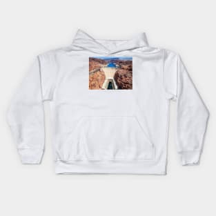 Hoover Dam Abstract Painting Kids Hoodie